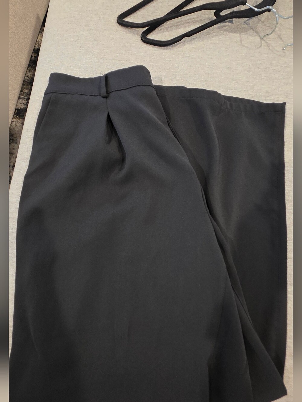 Classic Black Wide-Leg Pants